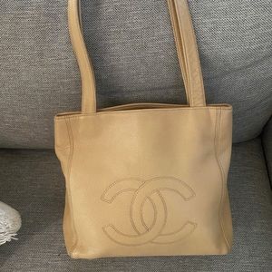Vintage Chanel CC Tote